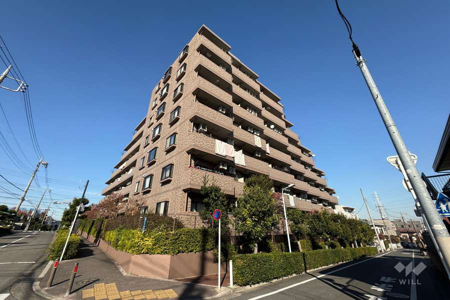 ライオンズヒルズ赤塚公園の外観（南西側から）