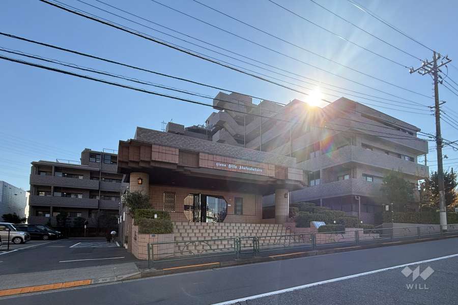 ライオンズヒルズ赤塚公園の外観（北東側から）