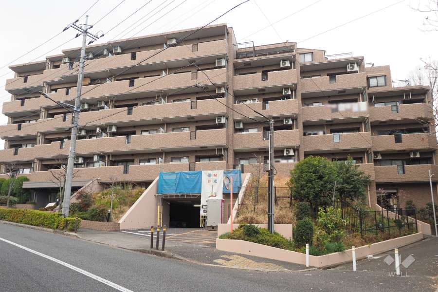 ライオンズマンション赤塚公園第２の外観（北東側から）