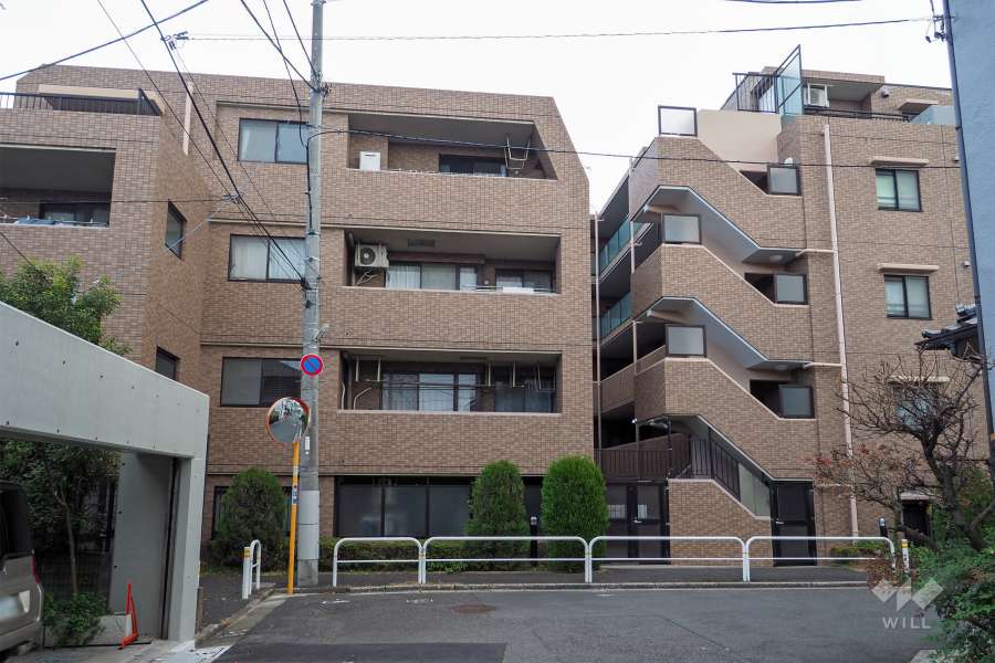 ライオンズマンション赤塚公園第２の外観（北西側から）