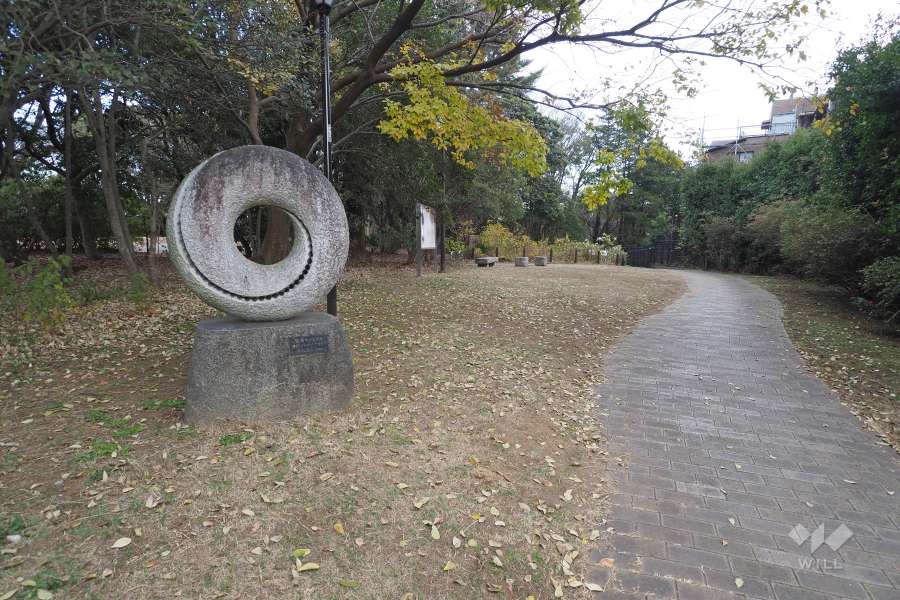 敷地に隣接する沖口公園