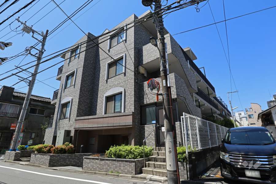 マイキャッスル本蓮沼の外観（北東側から）