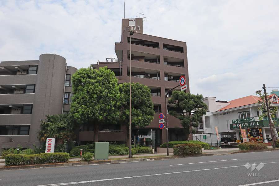 ナイスアーバン志村坂上の外観（西側から）