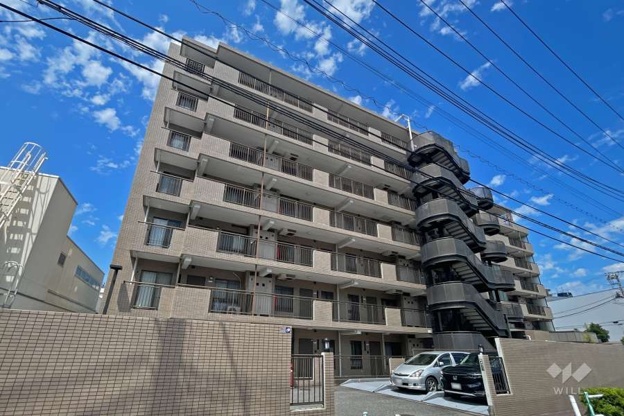 オーベル蓮根の外観（南東側から）