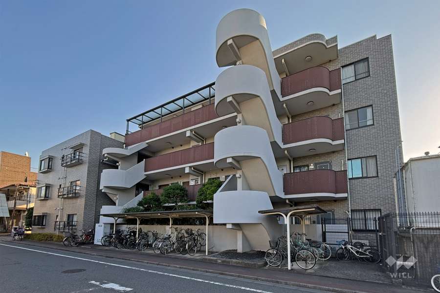 キャニオン高島平パークアベニューの外観（北西側から）