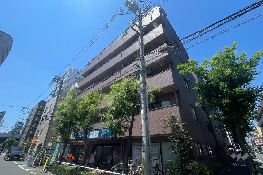 ソレイユ高島平1の外観（北東側から）