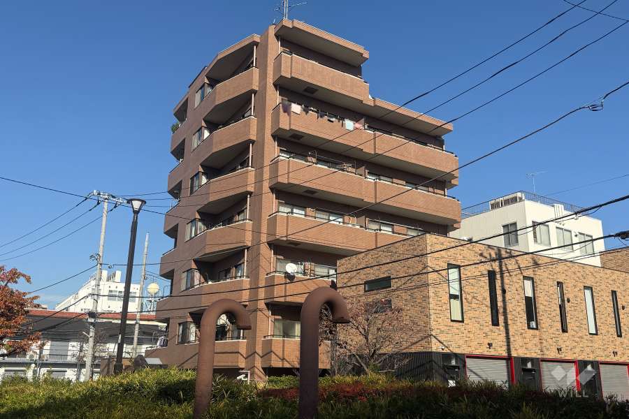 アドリーム高島平の外観（南西側から）