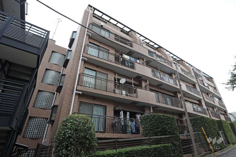 朝日クレス・パリオ大山の外観（南西側から）