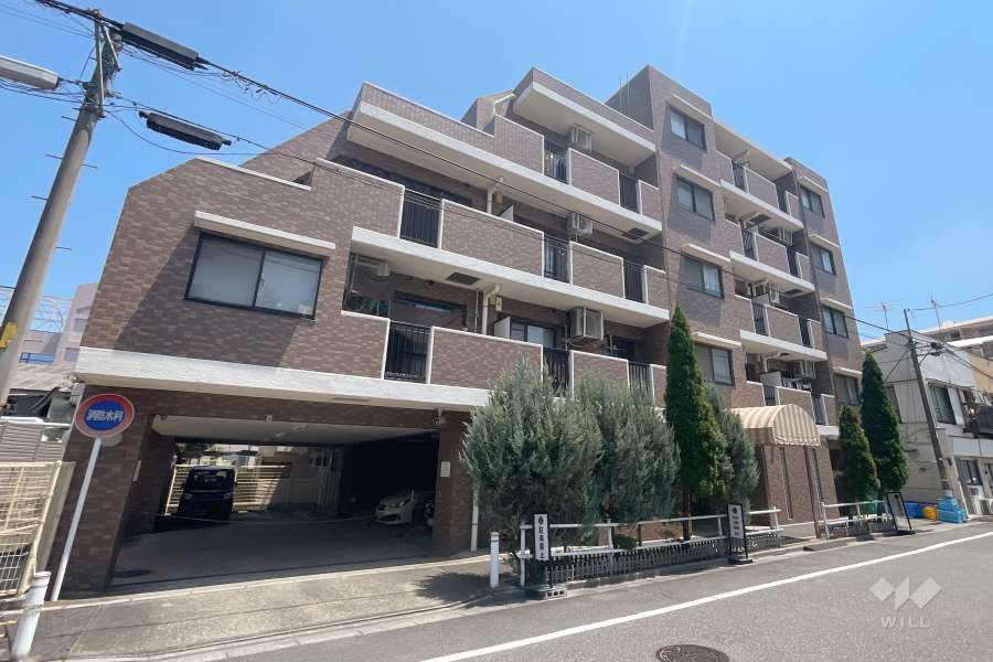 シャルマンコーポ志村三丁目の外観（北西側から）