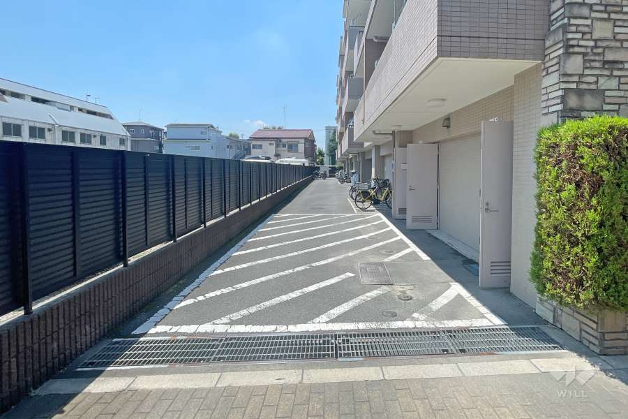 駐車場の出入り口