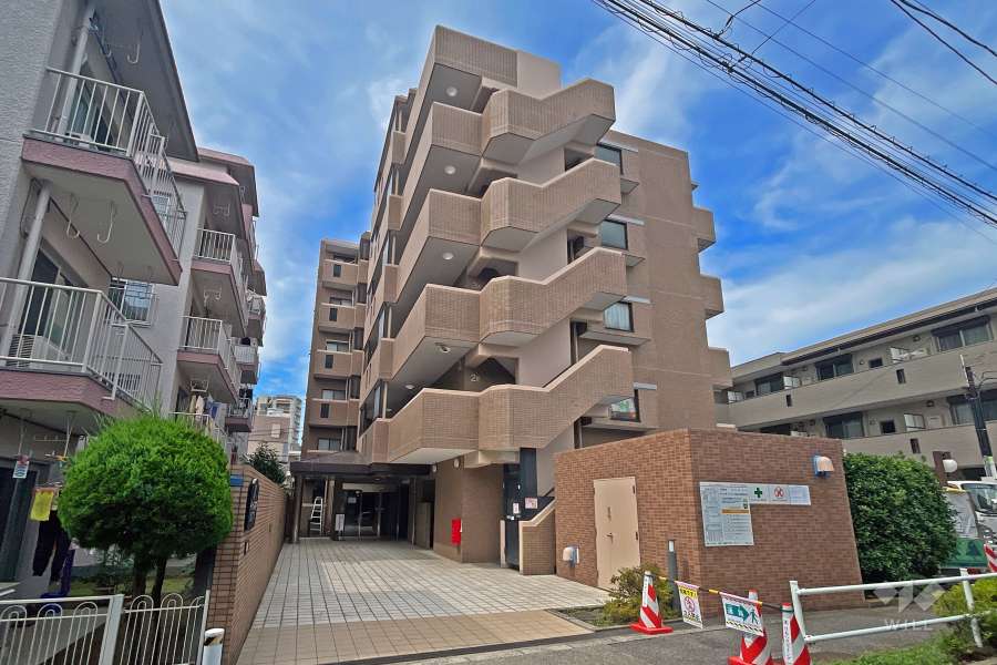 シティライブ常盤台の外観（北東側から）