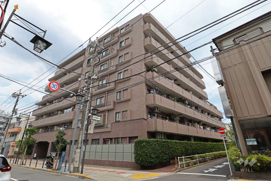 チサンマンション板橋赤塚の外観（南西側から）