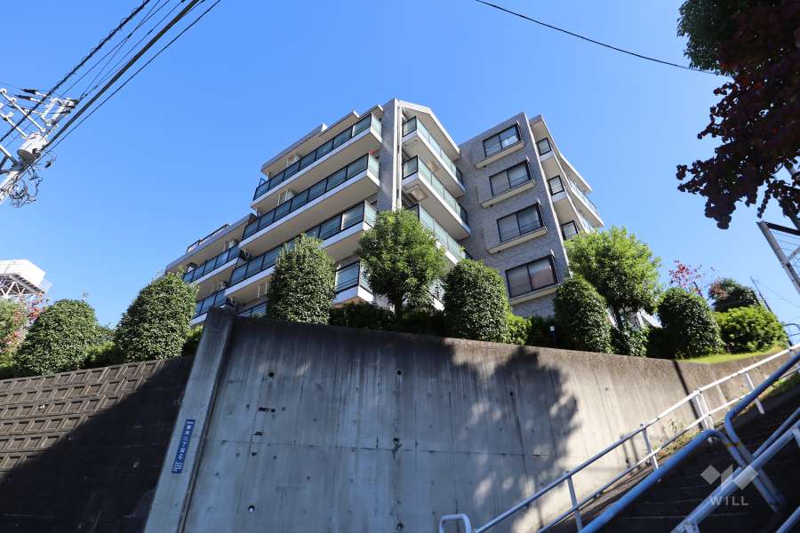 キャニオングランデ上板橋の外観（南西側から）