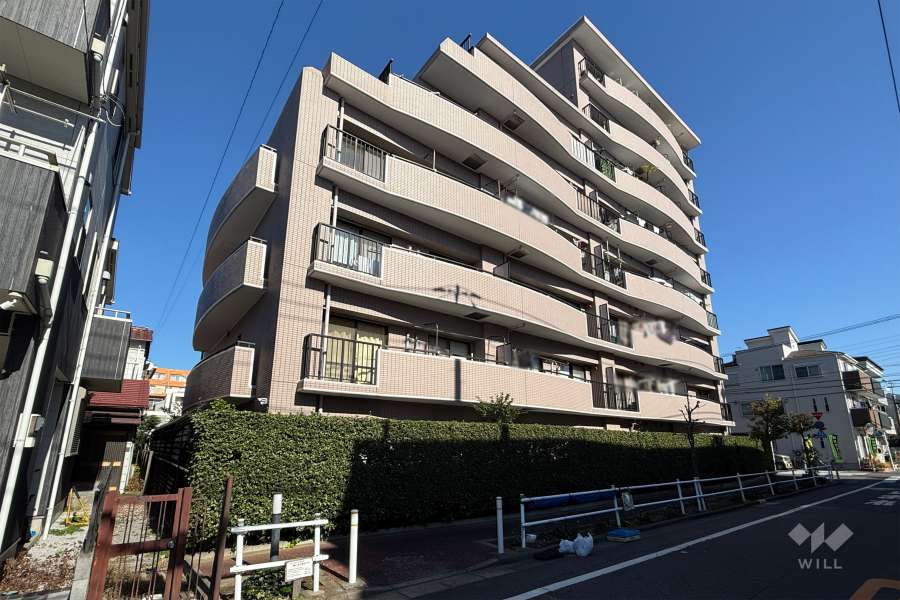 モアクレスト小竹向原の外観（南西側から）