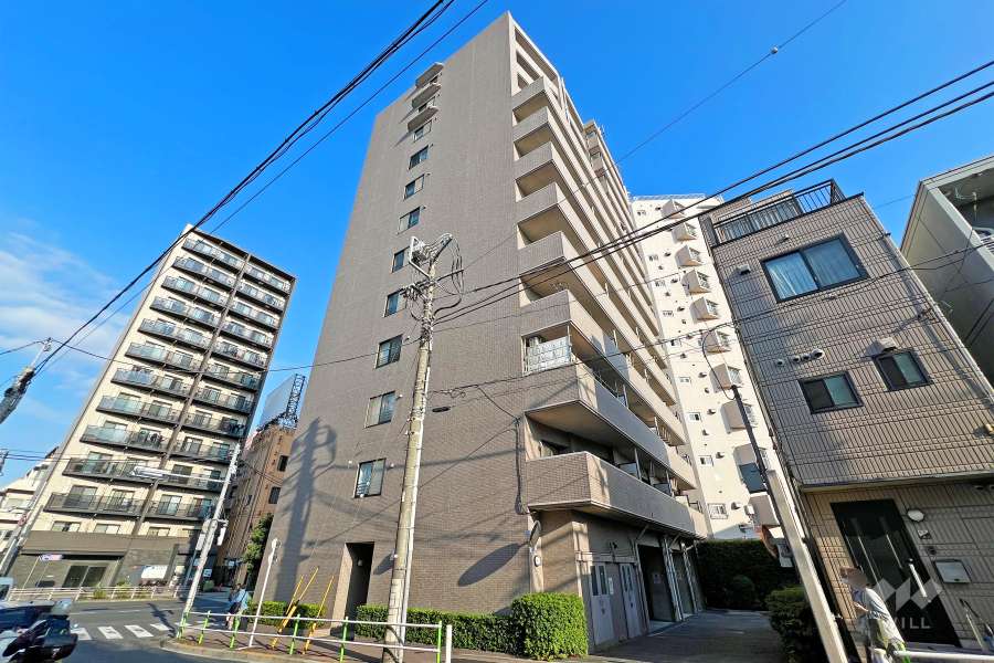 プライムコート大山の外観（西側から）