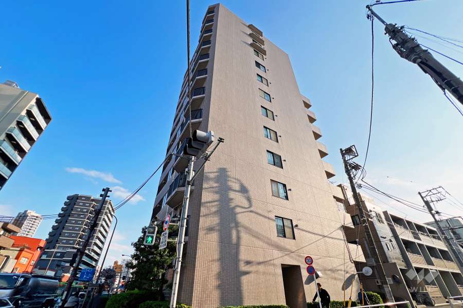 プライムコート大山の外観（北側から）