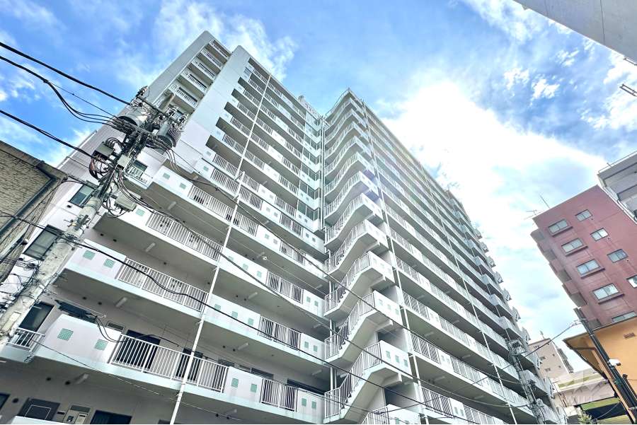 サンライン板橋本町の外観（北東側から）