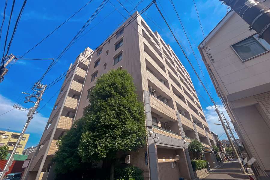 クリオ中板橋壱番館の外観（北西側から）
