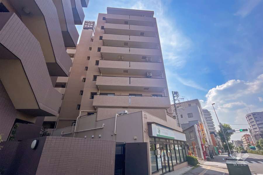 クリオ中板橋壱番館の外観（東側から）
