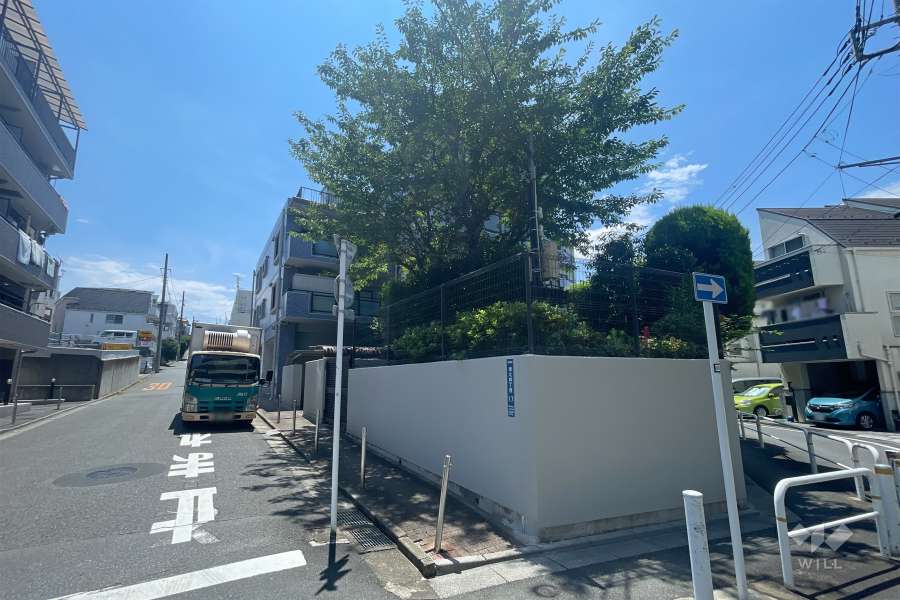 セザール赤塚ガーデンの外観（北西側から）