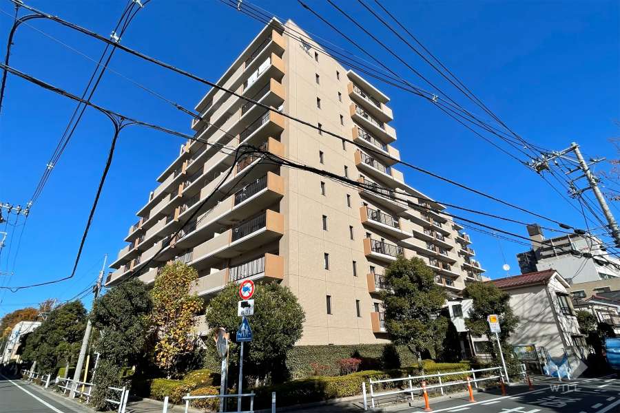 ザ・ウィンベル本蓮沼の外観（南西側から）