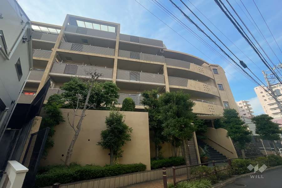 ザステイツ常盤台東山コモンズの外観（南東側から）