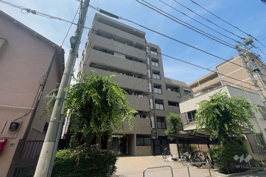 キャッスルマンション浮間舟渡の外観（南東側から）