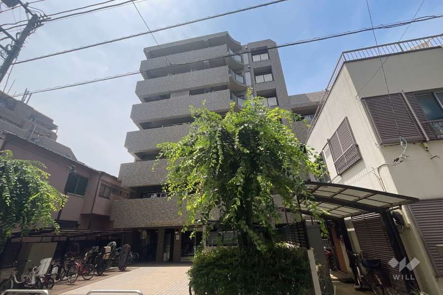 キャッスルマンション浮間舟渡の外観（北東側から）