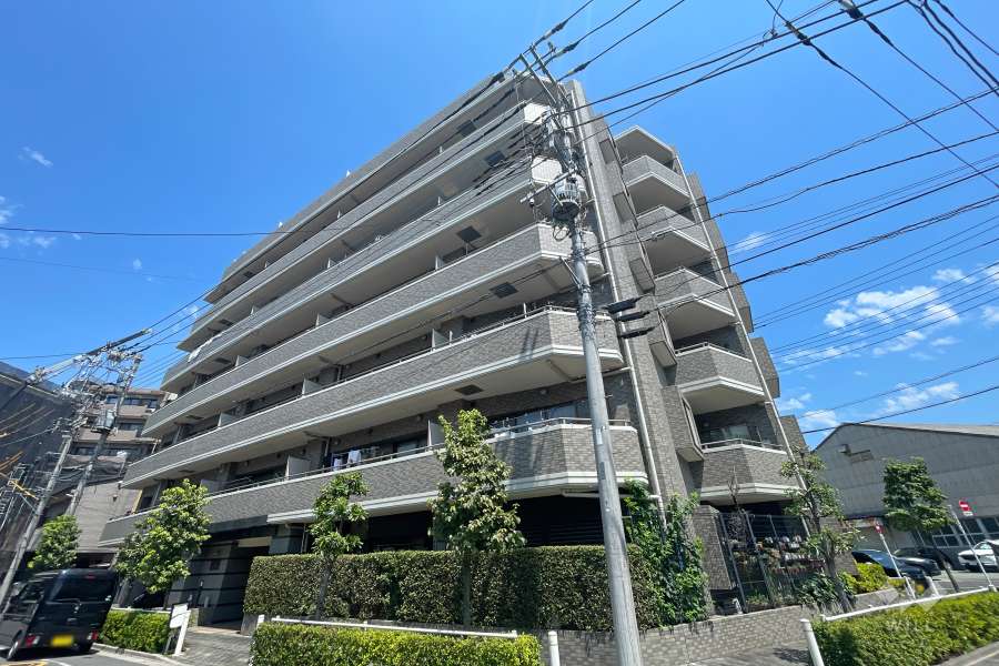 パークハイツ板橋志村の外観（南東側から）