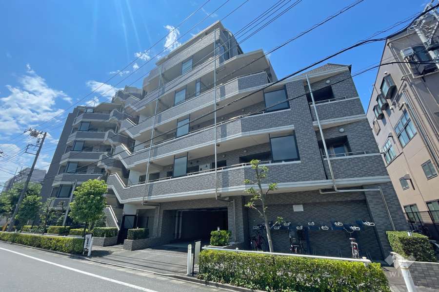 パークハイツ板橋志村の外観（北側から）