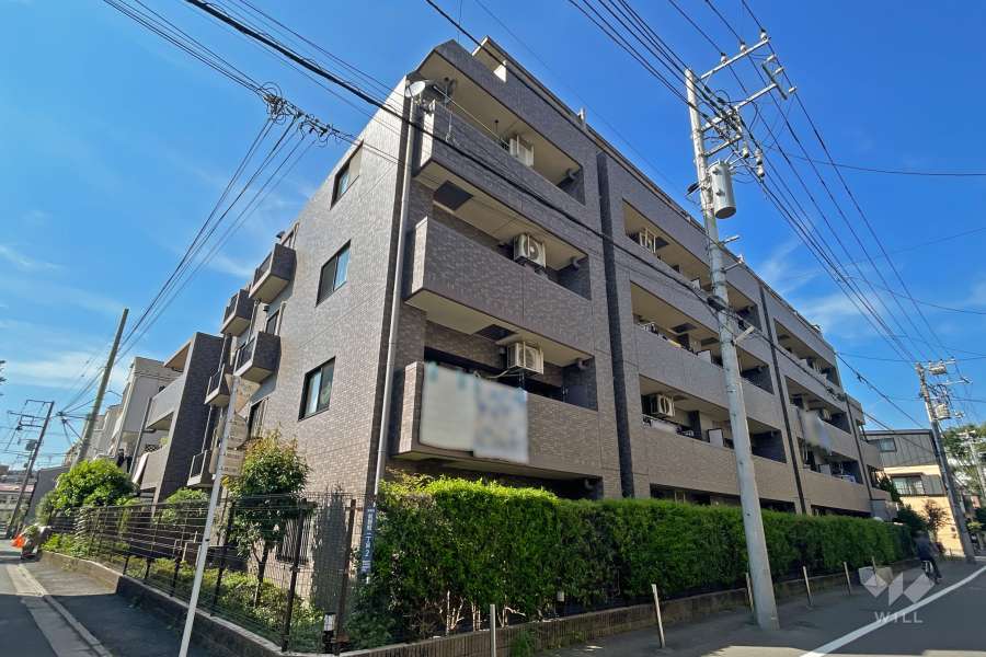 レーベンハイム常盤台八番館の外観（南西側から）