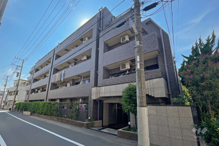 レーベンハイム常盤台八番館の外観（南東側から）