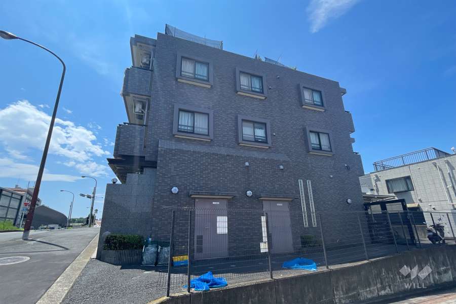 レーベンハイム下赤塚の外観（北東側から）