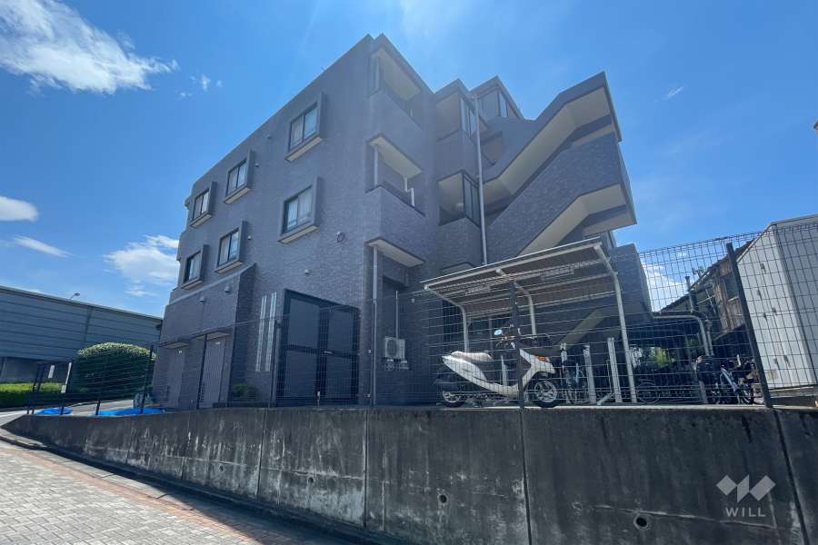 レーベンハイム下赤塚の外観（北西側から）