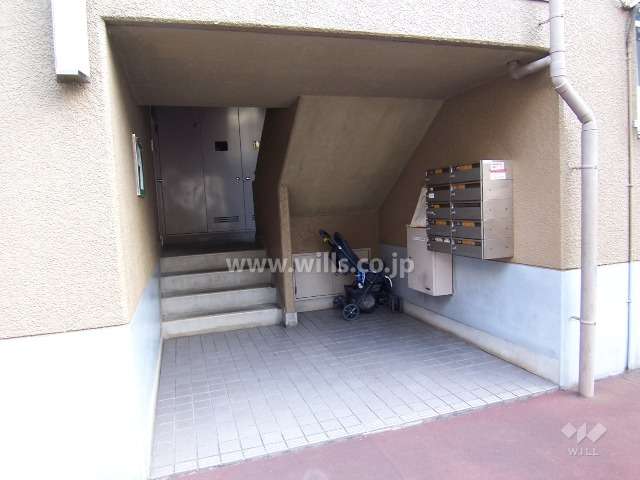 各住戸への階段