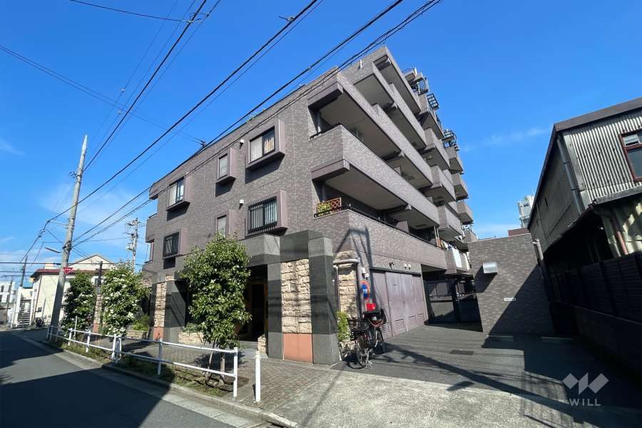 レーベンハイム常盤台エルステージ1の外観（東北側から）