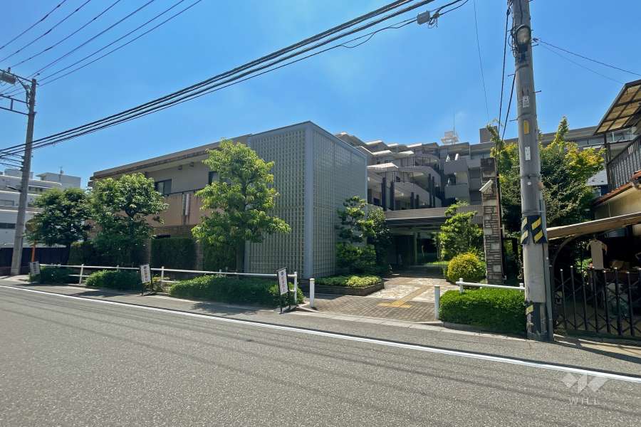 クレストフォルム蓮根城北公園の外観（北東側から）