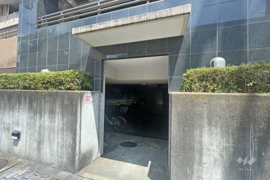 駐輪場の出入り口