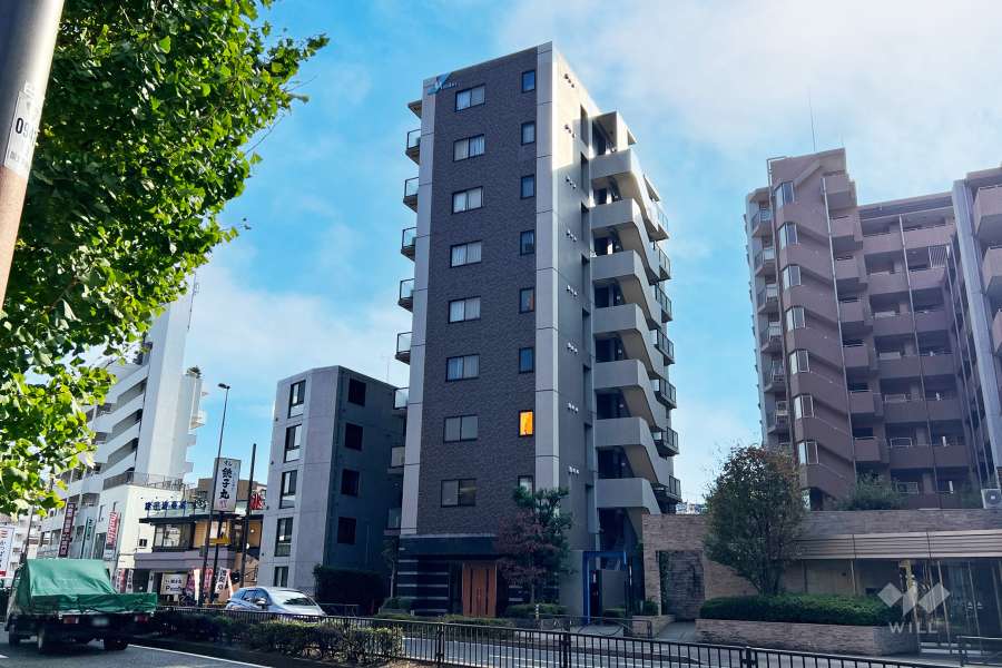 ユニーブルときわ台の外観（北側から）