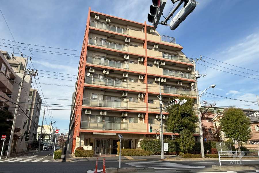 マイキャッスル志村パークサイドの外観（南側から）