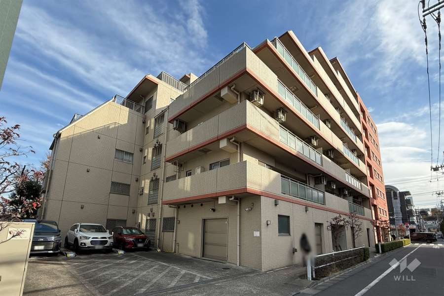 マイキャッスル志村パークサイドの外観（北西側から）