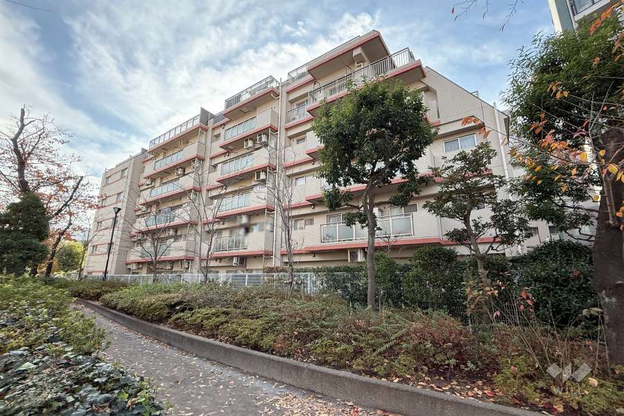 マイキャッスル志村パークサイドの外観（北東側から）