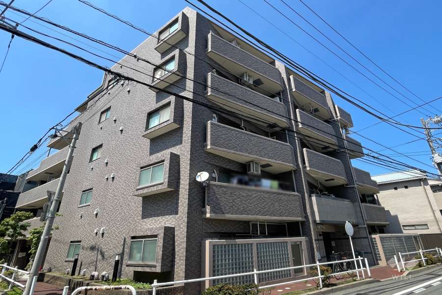 コニファーコート常盤台の外観（南西側から）