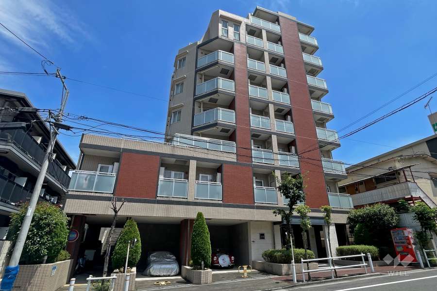 アクサス東武練馬の外観（北西側から）