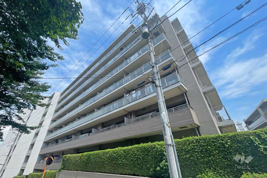 ブライトヒルズの外観（南東側から）