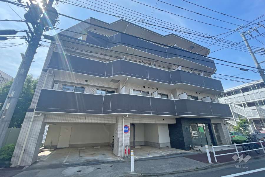 ラシード板橋若木の外観（北西側から）