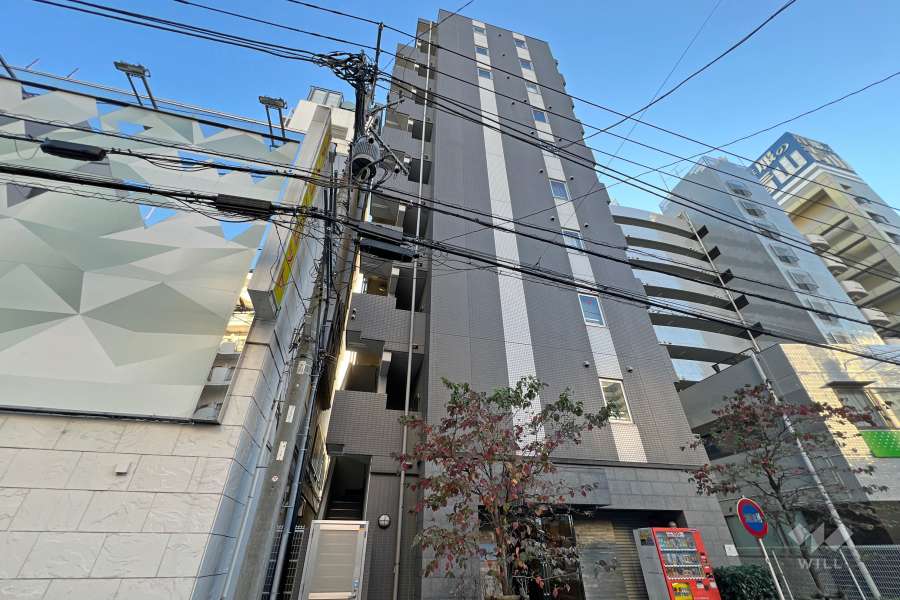 プレステージ西台ステーションフロントの外観（北東側から）