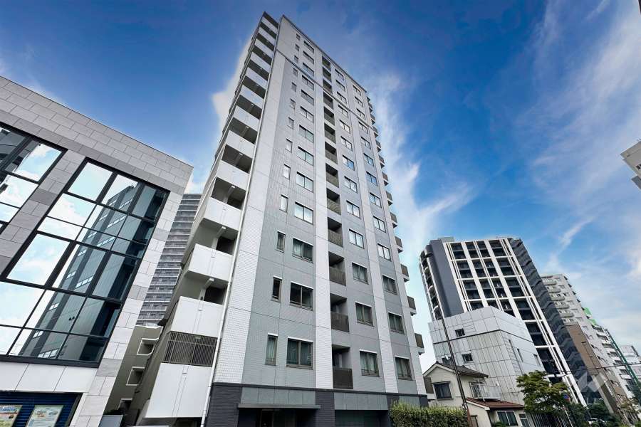 パークハウス大山の外観（南西側から）