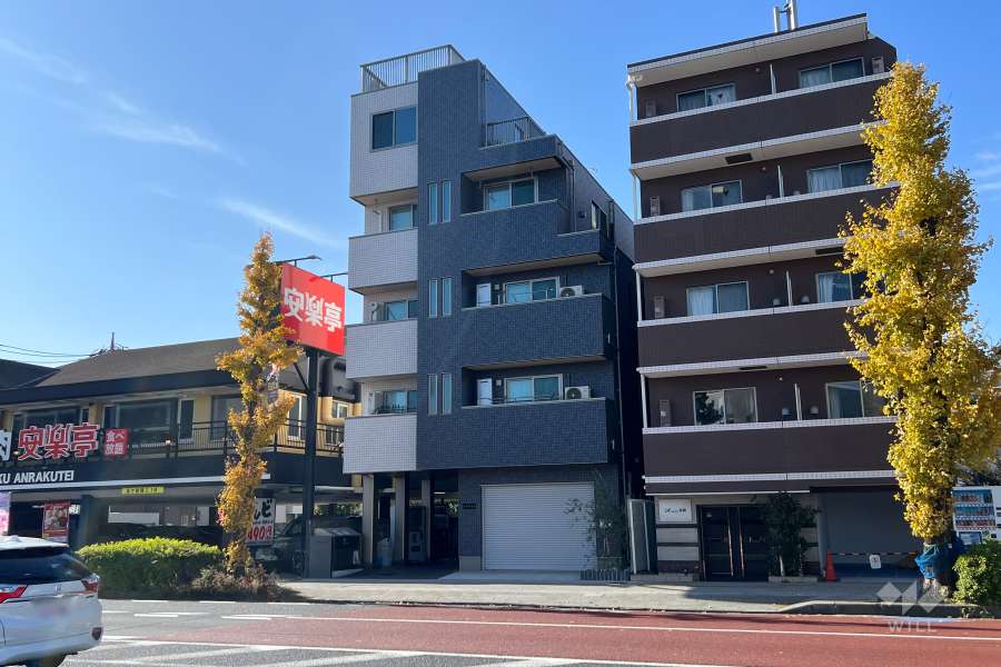 ライジングプレイス板橋の外観（北東側から）