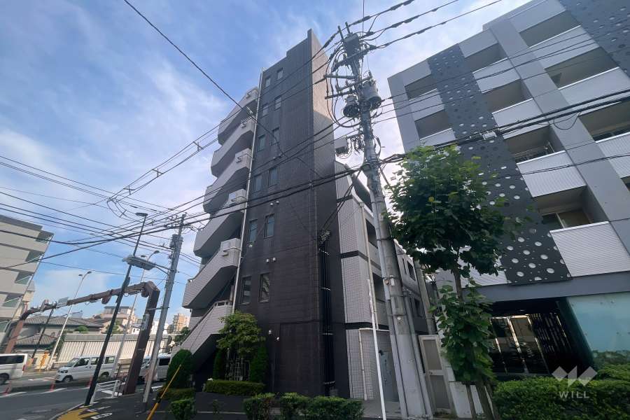 ステージファースト常盤台の外観（北東側から）